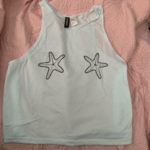 Mermaid crop top